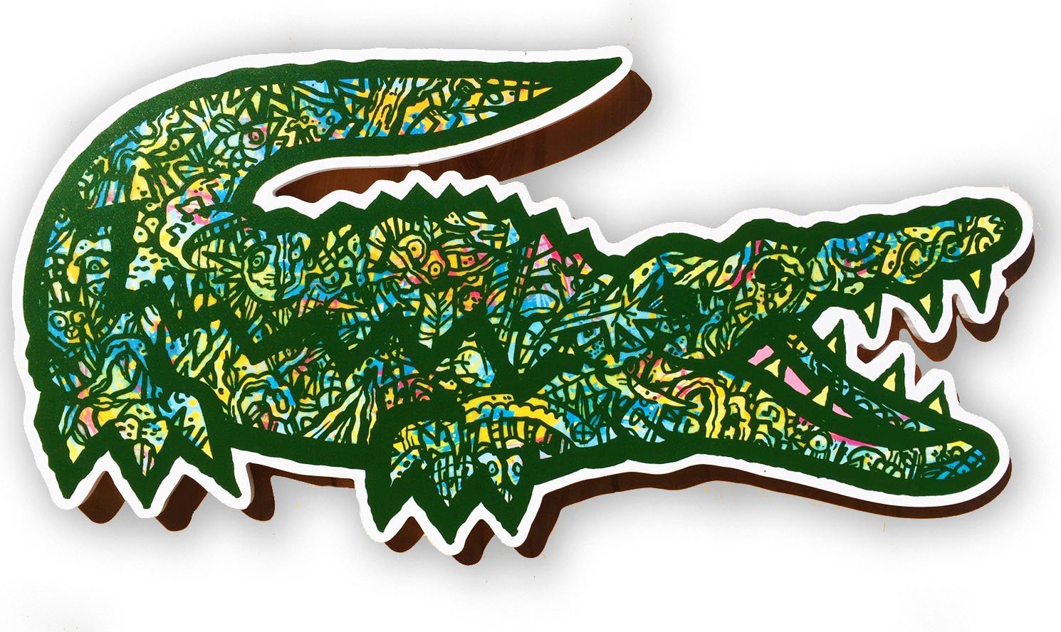 Lacoste Landfill wall art ( okefenokee colors) | R. Land